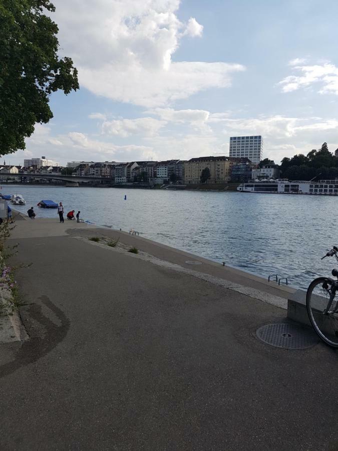 Apartment Am Rhein Basel Eksteriør billede